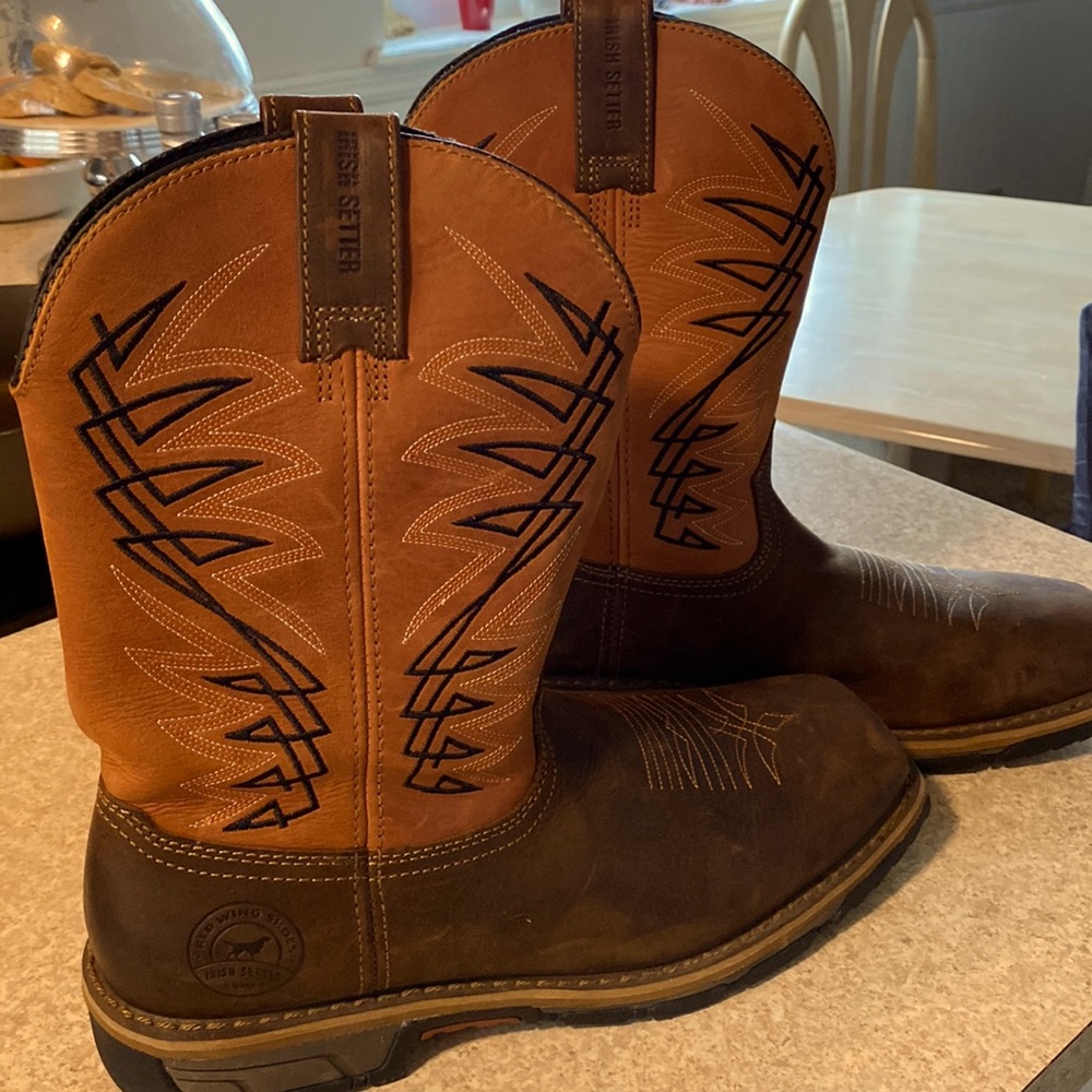 Mens Work Boots Red Wing Shoes NWOT